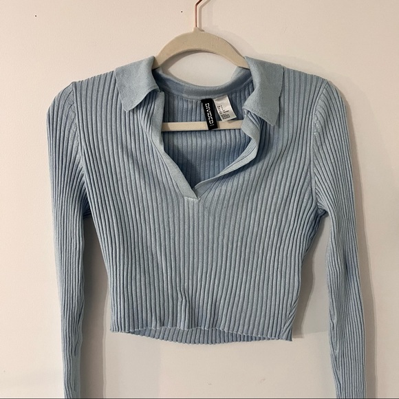 H&M Tops - Light Blue H & M Long sleeve